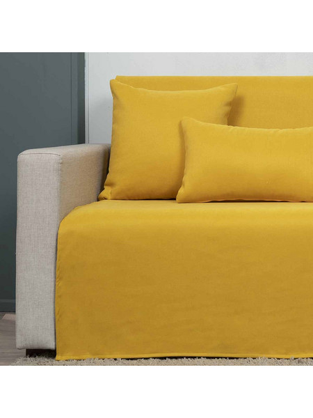 Cotone Ριχτάρι Πολυθρόνας 180x170 Cozy Κίτρινο