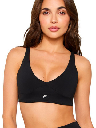 Fabletics Αθλητικό Μπουστάκι με Μέτρια Στήριξη & Ελαφριά Ενίσχυση Μαύρο FT6044-BA2500631-0001