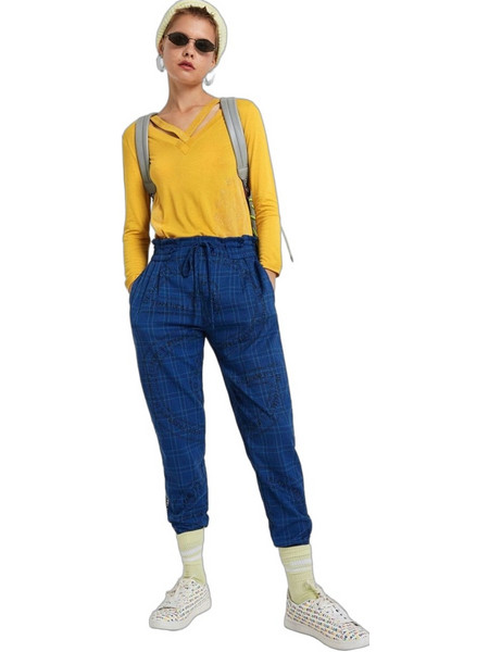 Desigual Lorren Γυναικείο Χειμερινό Top Κίτρινο 19WWTK63-8006M