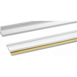 Rehau Αρμοκάλυπτρο Πάγκου Κουζίνας Slim-Line 15x15mm Λευκό 1m