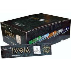 Κουτί με 60 χαρτάκια στριφτού Πυθία Pithias Silk μαύρο King Size