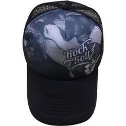 Tfar Unisex Καπέλο Jockey με Σχέδιο «Rock n Roll»