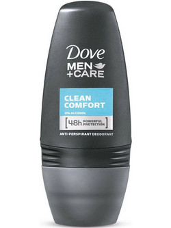 Dove & Care Clean Comfort Ανδρικό Αποσμητικό Roll On 48h 50ml