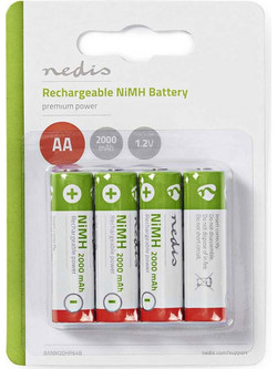 Nedis Rechargeable AA 2000mAh 4τμχ