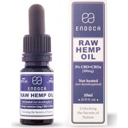 Endoca Raw Hemp Oil 3% CBD + CBDa 300mg 10ml