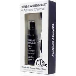 Cougar Beauty Extreme Whitening Duo Set With Activated Charcoal Kit Λεύκανσης Δοντιών Ενεργού Άνθρακα