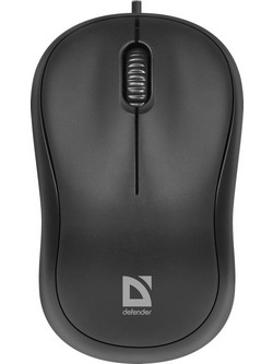 Defender MS-759 Ενσύρματο Ποντίκι Black