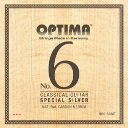 Optima No 6 Special Silver Σετ 6 Χορδές Κλασικής Κιθάρας Carbon Normal Tension