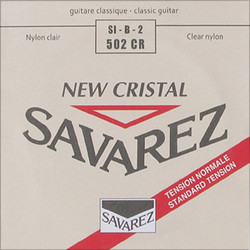 Savarez 502CR New Cristal Χορδή Κλασικής Κιθάρας B Nylon Normal Tension