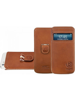BUGATTI ΘΗΚΗ ΠΟΥΓΚΙ IPHONE SE/5S/5/5C LEATHER WATCH BROWN ML