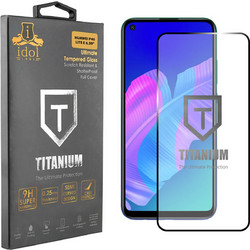 Idol 1991 Titanium Semi Curved Full Glue Tempered Glass (Huawei P40 Lite E)