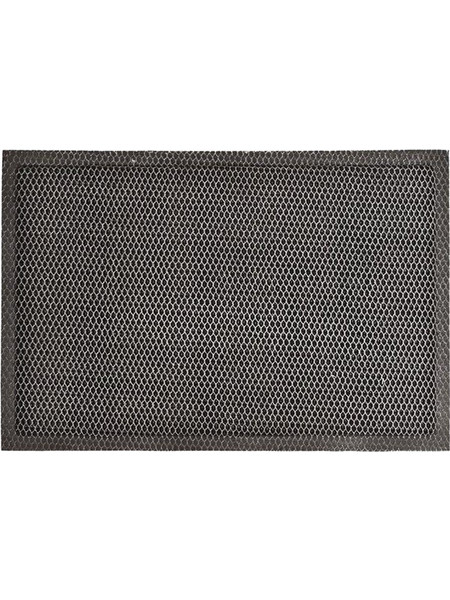 Πατάκι Χαλάκι εισόδου 40x60 cm με 3D σχέδιο σε μαύρο χρώμα - Aria Trade