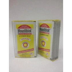 Moustiblok Soothing Body Emulsion Πανθενόλη Εντομοαπωθητικά Μαντηλάκια 10x5ml