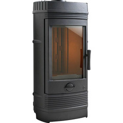 Invicta Cassine Μαντεμένια Ξυλόσομπα Αερόθερμη 10kW