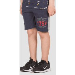 District75 Αθλητική Παιδική Βερμούδα Navy Μπλε 119KBVE-506