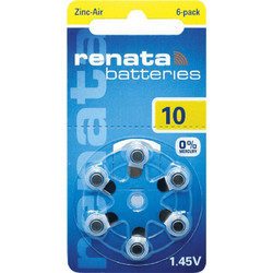 Renata Zinc Air 10 6τμχ