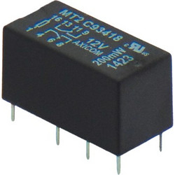 RELAY SUBMINIATURE 2P 6V DC 1.25A C93428 TYC