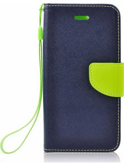 WALLET CASE MAGNET HUAWEI Y5 2019 NAVY LIME