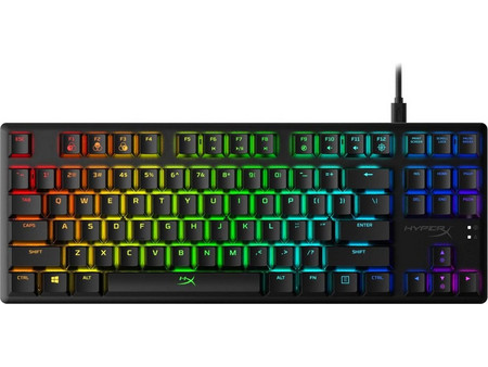 HyperX Alloy Origins Core Μηχανικό Gaming Πληκτρολόγιο TenKeyLess με HyperX Red Διακόπτες RGB Black