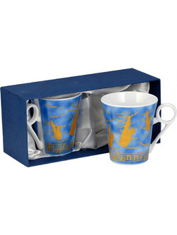 Σετ 2τμχ Κούπες Πορσελάνης WM Collection 280ml Ν947/2Μ - WM COLLECTION - Ν947/2Μ-cup-box