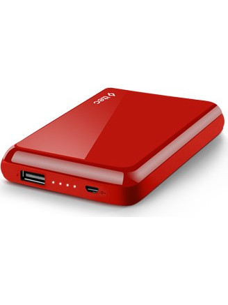 Ttec ReCharger Power Bank 5000mAh με Θύρα USB-A Red