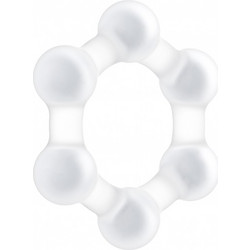 Sono 83 Weighted Cock Ring Ελαστικό Δαχτυλίδι Πέους Σιλικόνης 4.5cm Διαφανές