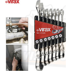 VIRAX 310325 ΓΕΡΜΑΝΟΠΟΛΥΓΩΝΑ ΚΛΕΙΔΙΑ ΚΑΣΤΑΝΙΑΣ ΜΕ ΣΠΑΣΤΗ ΚΕΦΑΛΗ 8-17mm