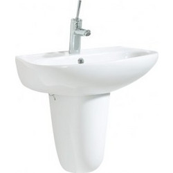 Ημικολώνα Πορσελάνης Κρεμαστή Creavit Apollo SD260 Λευκή
