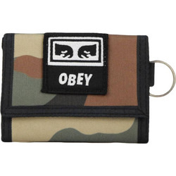 ΠΟΡΤΟΦΟΛΙ OBEY TAKEOVER TRI FOLD 100010122 CAMO ΚΑΦΕ/ΧΑΚΙ/ΜΠΕΖ