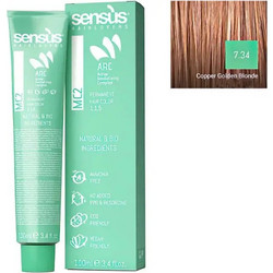 Sens.Us MC2 7.34 Copper Golden Blonde Μόνιμη Βαφή Μαλλιών Χωρίς Αμμωνία 100ml