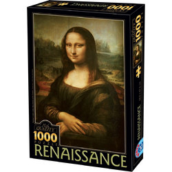 Puzzle D-Toys Μόνα Λίζα Leonardo Da Vinci 1000 Κομμάτια