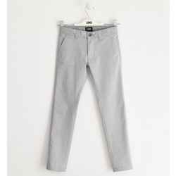 IDO LONG WOVEN TROUSERS - J421 - ΑΓΟΡΙ - GREY