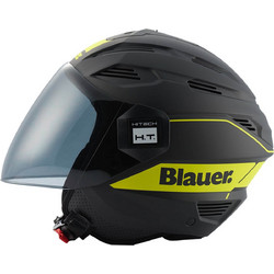 Blauer H.T. Brat H119 Black Matt/Yellow Κράνος Μηχανής Jet 1000gr