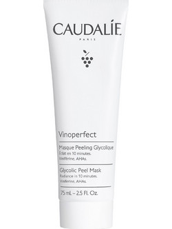 Caudalie Vinoperfect Glycolic Peeling Κρεμώδης Μάσκα Προσώπου για Καθαρισμό & Λάμψη 75ml
