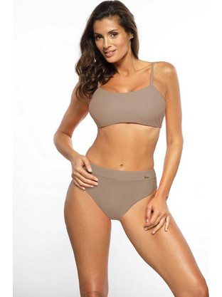 Marko Bkini Set Bikini Set Μπουστάκι Ψηλόμεσο Μπεζ M-614