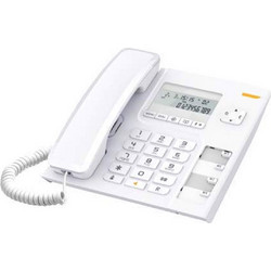 Alcatel Temporis 56 Ενσύρματο Τηλέφωνο με Ανοιχτή Ακρόαση για Ηλικιωμένους Λευκό