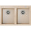 Teka Forsquare 2C 790 TG Ένθετος Νεροχύτης Γρανίτη Avena Beige 79x50cm