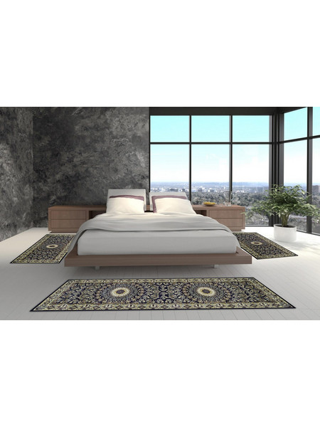 Σετ Κρεβατοκάμαρας 3Τμχ. Kasmir 2016 Beige-Blue ΣΕΤ (2 70x150 & 70x230) Heatset