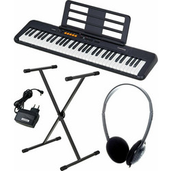 Casio CT-S100 61 Black Bundle Αρμόνιο με 61 Πλήκτρα Τυπικής Αφής