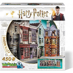 Puzzle Wrebbit 3D Puzzle Harry Potter Diagon Alley 3D 450 Κομμάτια