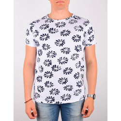 DSTREZZED T-SHIRT ΛΑΙΜΟΚΟΨΗ 100% BAMBAKI FLORAL