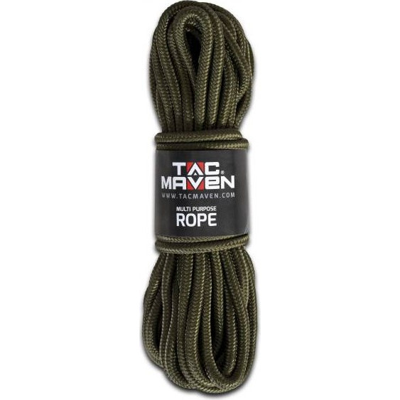 Tac Maven 10mm Multi Purpose Rope 15m - Black