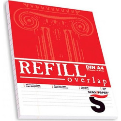 Μπλοκ Γραφής Refill Overlap Skag A4 όρθιο (4 τρύπες)