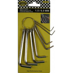 Σετ κλειδιά άλεν 8 τεμάχια 009304 BENSON Tools