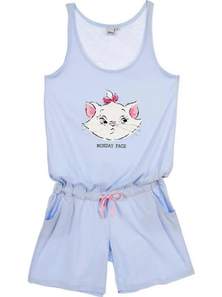 Γυναικείo Homewear Cats, Χρώμα Σιέλ