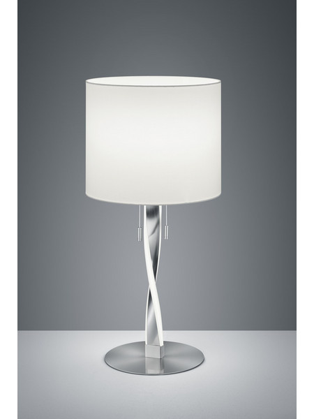 Trio Lighting 575310307 Πορτατίφ LED Λευκό Ασημί Φ30xΥ62cm