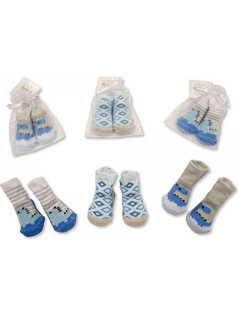 Nursery Time Καλτσάκια σε Πουγκί Δεινοσαυράκια BW-2155 (0-6 μηνών)