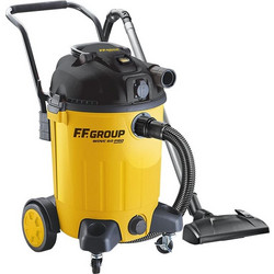 F.F. Group WDVC 60 Pro 43503 Σκούπα Υγρών / Στερεών 1200W με Κάδο 60lt
