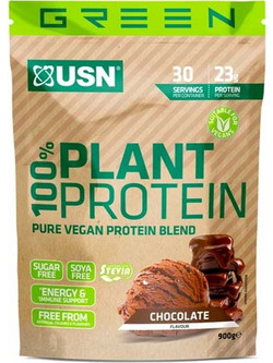 USN Green 100% Plant Chocolate Φυτική Πρωτεΐνη Γράμμωσης 900gr