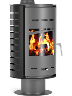 Thermogatz GS 12 R Black Ατσάλινη Ξυλόσομπα 12.1kW